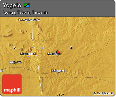 Physical Map of Yogelo