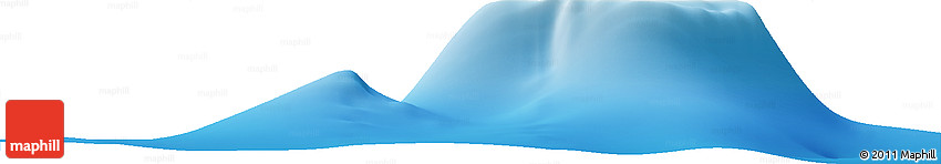 Shaded Relief Horizon Map of the Area around 4° 1' 30" S, 33° 55' 29" W Shaded Relief Horizon Map of the Area around 4° 1' 30" S, 33° 55' 29" W