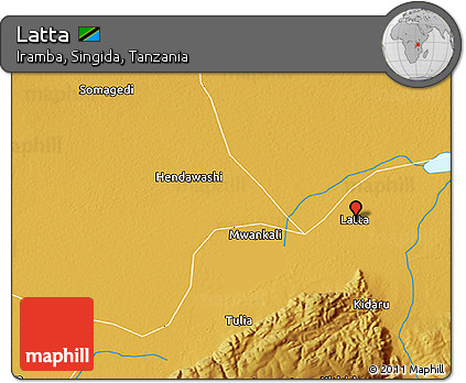 Physical 3D Map of Latta