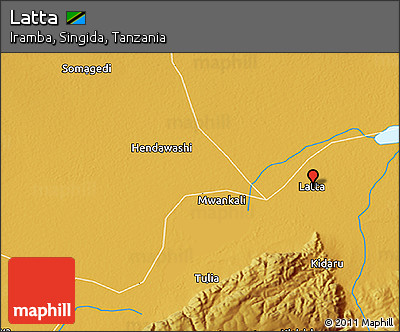 Physical 3D Map of Latta