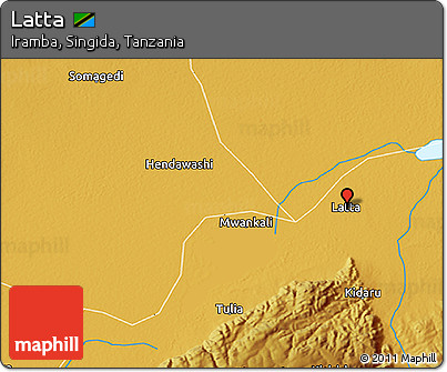Physical 3D Map of Latta