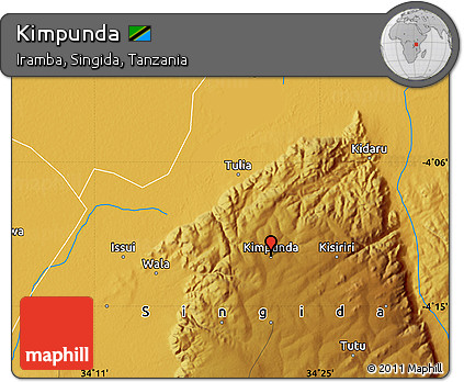 Physical Map of Kimpunda