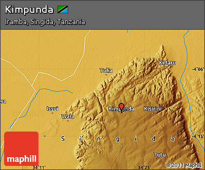 Physical Map of Kimpunda