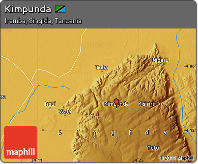 Physical Map of Kimpunda