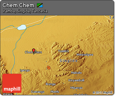 Physical 3D Map of Chem Chem