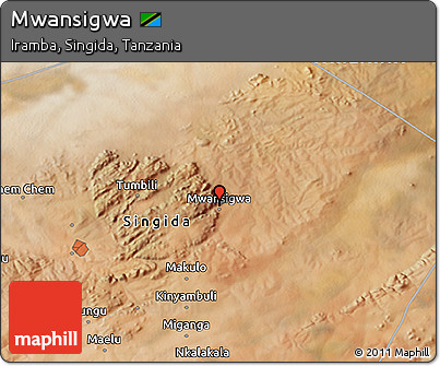 Satellite 3D Map of Mwansigwa