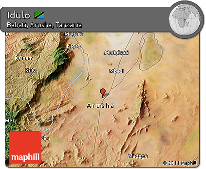 Satellite 3D Map of Idulo
