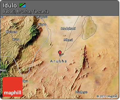 Satellite 3D Map of Idulo