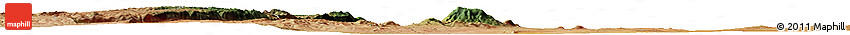 Satellite Horizon Map of the Area around 4° 1' 30" S, 35° 46' 29" E
