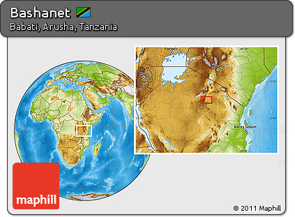Physical Location Map of Bashanet