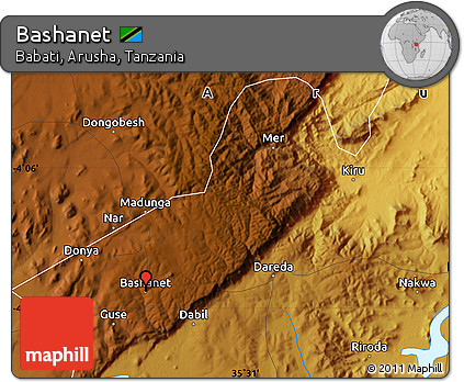 Physical Map of Bashanet