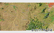 Satellite 3D Map of the area around 4° 1' 30" S, 39° 1' 29" W