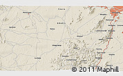 Shaded Relief 3D Map of the area around 4° 1' 30" S, 39° 1' 29" W