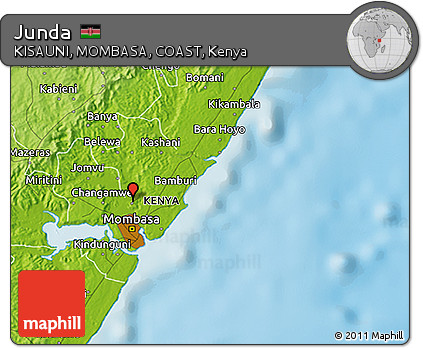 Physical 3D Map of Junda