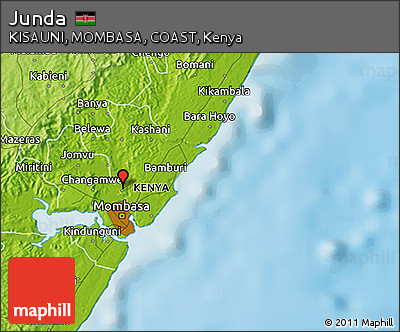 Physical 3D Map of Junda