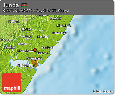 Physical 3D Map of Junda