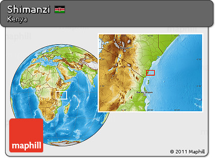 Physical Location Map of Shimanzi