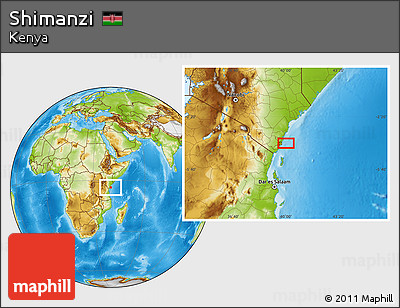 Physical Location Map of Shimanzi