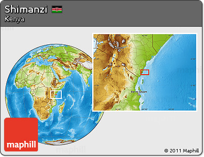 Physical Location Map of Shimanzi