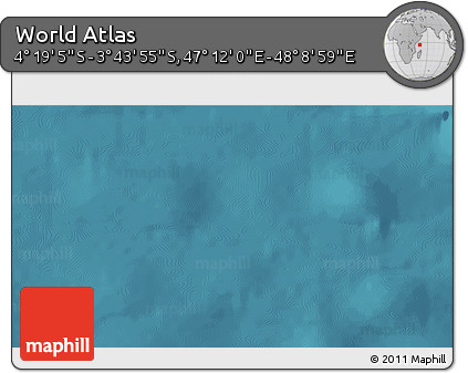 Satellite 3D Map of the Area around 4° 1' 30" S, 47° 40' 29" E