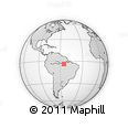 Outline Map of Fordlândia, rectangular outline