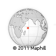 Outline Map of the Area around 4° 1' 30" S, 57° 52' 30" E, rectangular outline