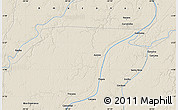 Shaded Relief Map of the area around 4° 1' 30" S, 59° 25' 29" W