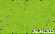 Physical Map of the area around 4° 1' 30" S, 60° 16' 29" W
