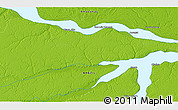 Physical 3D Map of the area around 4° 1' 30" S, 63° 40' 30" W