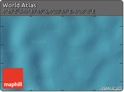 Satellite Map of the Area around 4° 1' 30" S, 6° 1' 30" E