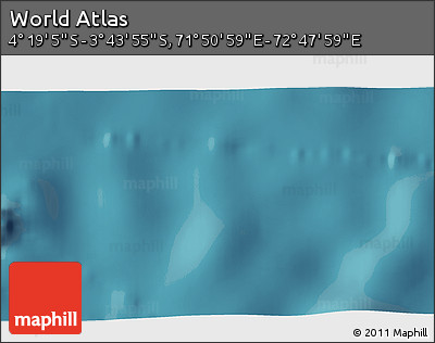 Satellite 3D Map of the Area around 4° 1' 30" S, 72° 19' 29" E
