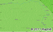 Political Map of the area around 4° 1' 30" S, 74° 43' 29" W
