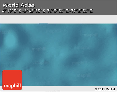 Satellite 3D Map of the Area around 4° 1' 30" S, 76° 34' 29" E