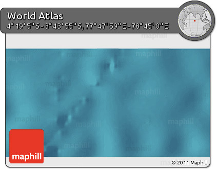 Satellite 3D Map of the Area around 4° 1' 30" S, 78° 16' 30" E