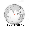 Outline Map of the Area around 4° 1' 30" S, 85° 4' 29" E, rectangular outline