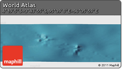 Satellite Panoramic Map of the Area around 4° 1' 30" S, 96° 7' 30" E