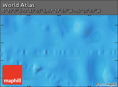 Political Map of the Area around 4° 1' 30" S, 96° 49' 29" W