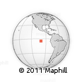 Outline Map of the Area around 4° 32' 58" S, 100° 13' 29" W, rectangular outline