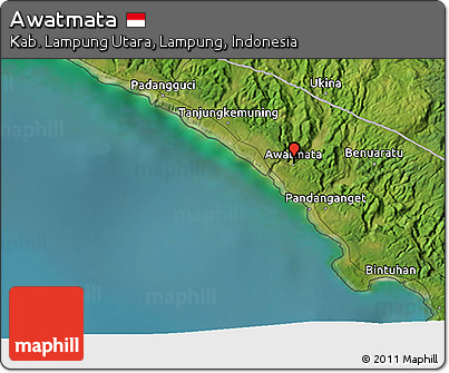 Satellite 3D Map of Awatmata