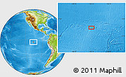 Physical Location Map of the area around 4° 32' 58" S, 106° 10' 30" W