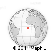 Outline Map of the Area around 4° 32' 58" S, 10° 7' 30" W, rectangular outline