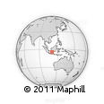 Outline Map of the Area around 4° 32' 58" S, 110° 34' 29" E, rectangular outline