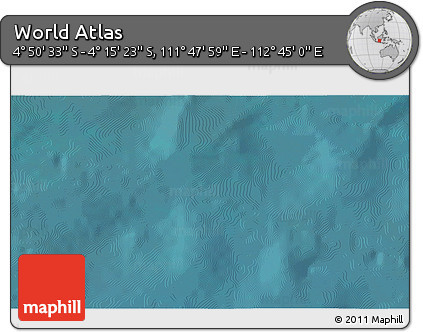 Satellite 3D Map of the Area around 4° 32' 58" S, 112° 16' 30" E