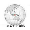 Outline Map of the Area around 4° 32' 58" S, 124° 10' 30" E, rectangular outline