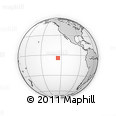 Outline Map of the Area around 4° 32' 58" S, 124° 52' 30" W, rectangular outline