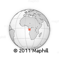 Outline Map of Kayala, rectangular outline