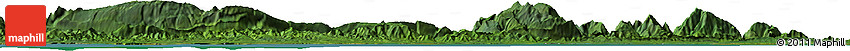 Satellite Horizon Map of the Area around 4° 32' 58" S, 136° 4' 29" E