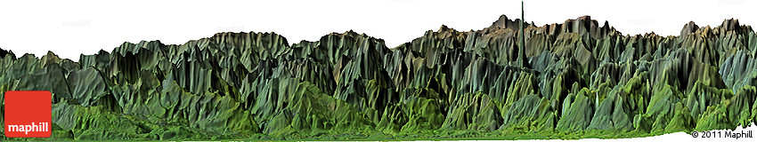 Satellite Horizon Map of the Area around 4° 32' 58" S, 139° 28' 29" E
