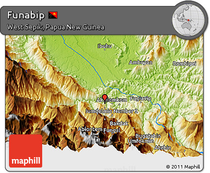 Physical 3D Map of Funabip