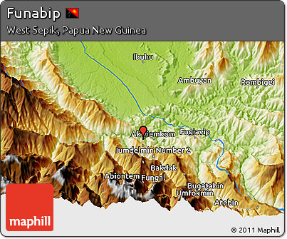 Physical 3D Map of Funabip